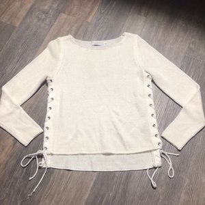 Women’s Dex Laced Knot Sweater Sz S